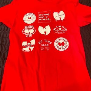 Wu-Tang Red T-Shirt New